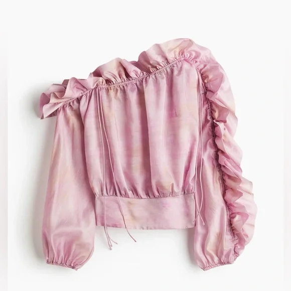 H&M Light Purple Ruffle Blouse - Picture 7 of 10